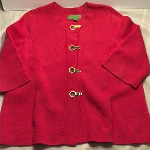 Island Republic pink cardigan with hinged closures